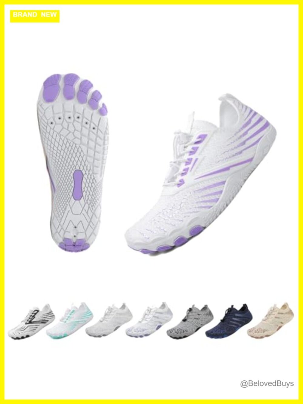 Barefoot Hiking Shoes Wide Toe Box Water Shoes Non-Slip Rubber Sole